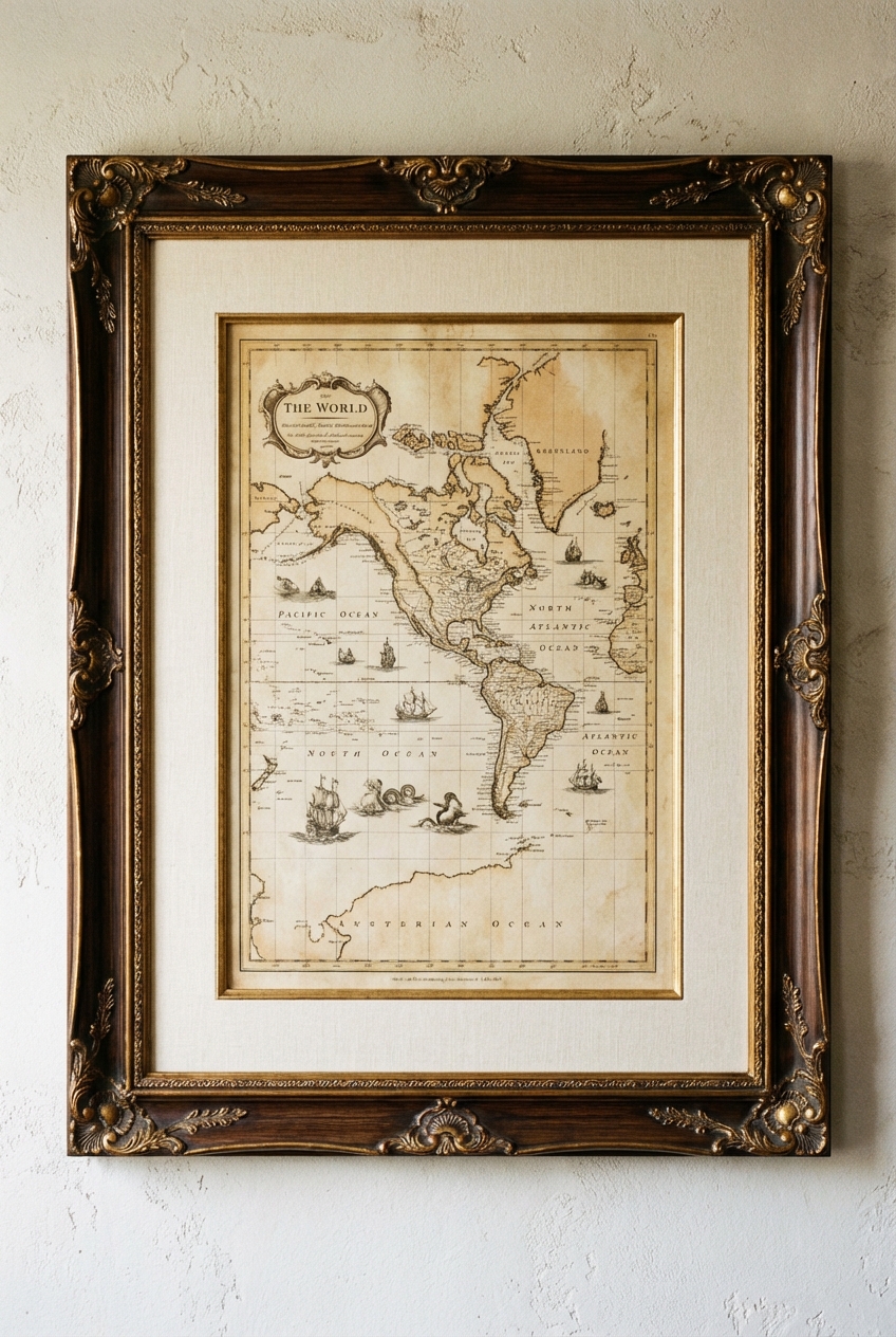 Framed maps and blueprints